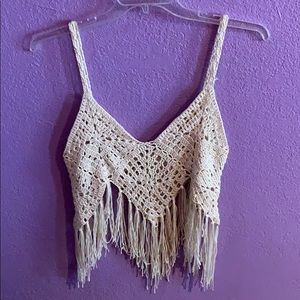 Crotchet crop top